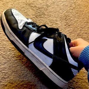 Kids Black and White Sneakers